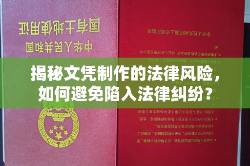京口揭秘文凭制作的法律风险，如何避免陷入法律纠纷？