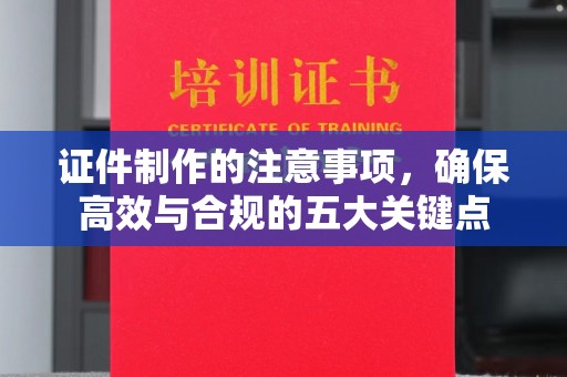 京口证件制作的注意事项，确保高效与合规的五大关键点
