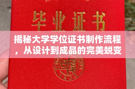 京口揭秘大学学位证书制作流程，从设计到成品的完美蜕变