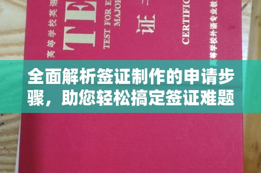 京口全面解析签证制作的申请步骤，助您轻松搞定签证难题