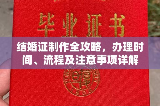京口结婚证制作全攻略，办理时间、流程及注意事项详解