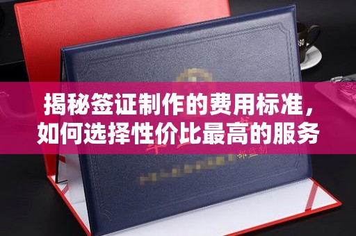 京口揭秘签证制作的费用标准，如何选择性价比最高的服务？